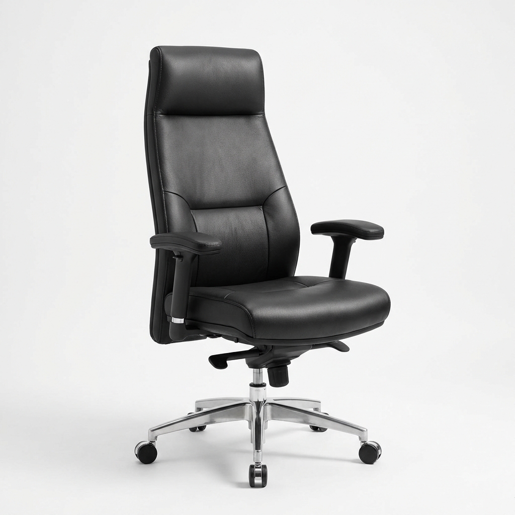 single Executive Leather Cushion